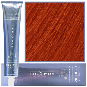 Proximus Supreme Color Nanotechnology – profesjonalna farba do włosów z kwasem hialuronowym, 100ml 7,40 | Miedziany Blond