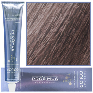 Proximus Supreme Color Nanotechnology – profesjonalna farba do włosów z kwasem hialuronowym, 100ml 11,71 | Super Rozjaśniający Piaskowo Popielaty Blond