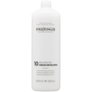 Proximus Cream Developer– oksydant do farbowania i rozjaśniania włosów, 1000 ml 3% | Volume 10
