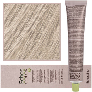 Echosline Echos Color Colouring Cream - wegańska farba do włosów, 100ml 10,13 | Platynowy Blond Naturalny Beżowy