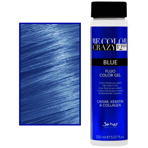 Be Hair Be Color Crazy – toner do włosów w żelu z keratyną, bez amoniaku, 150ml Blue | Niebieski