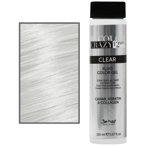 Be Hair Be Color Crazy – toner do włosów w żelu z keratyną, bez amoniaku, 150ml Clear | Czysty
