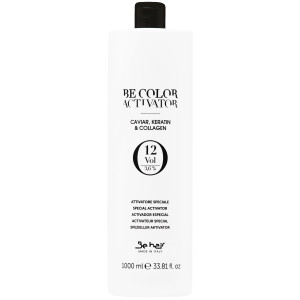 Be Hair Be Color Activator - oksydant do farb z kompleksem kawioru, keratyny i kolagenu, 1000ml Vol. 12 | 3.6%
