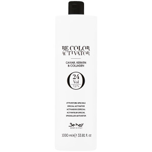 Be Hair Be Color Activator - oksydant do farb z kompleksem kawioru, keratyny i kolagenu, 1000ml Vol. 24 | 7.2%