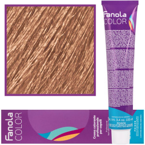 Fanola Crema Color farba - profesjonalny krem koloryzujący, 100 ml 10.41 | Platynowy Miedziany Popielaty Blond