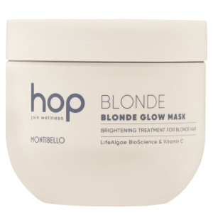 Montibello HOP Blonde Glow Mask - rozświetlająca maska do blond włosów, 500ml