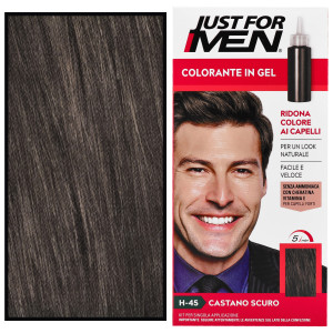 Just For Men - odsiwiacz do włosów dla mężczyzn, 66 ml H45 |  Ciemna Brązowa Czerń