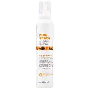 Milk Shake Moisture & More Whipped Cream - lekka pianka nawilżająco-ochronna do włosów suchych, 200ml