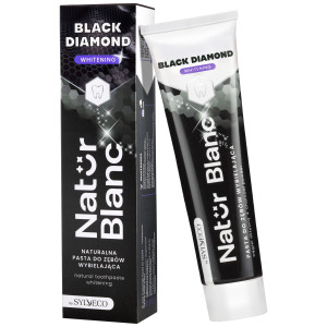 Sylveco Natur Blanc Pasta do zębów BLACK DIAMOND - pasta do zębów z formułą wybielającą, 100ml