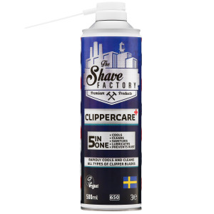 The Shave Factory Clippercare 5in1 Spray - wielozadaniowy spray do pielęgnacji sprzętów, 500ml