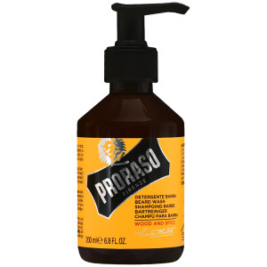Proraso Wood & Spice Beard Wash - drzewno-korzenny płyn do mycia brody, 200ml