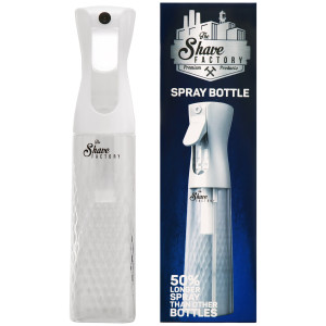 The Shave Factory Spray Bottle - butelka ze spryskiwaczem, biała, 300ml