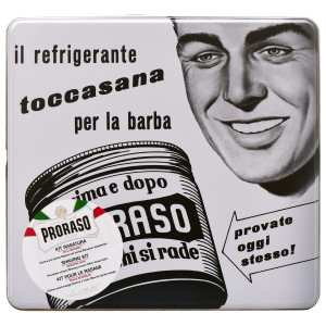 Proraso Sensitive Shaving Kit - zestaw do golenia skóry wrażliwej, 2x100ml + 150ml
