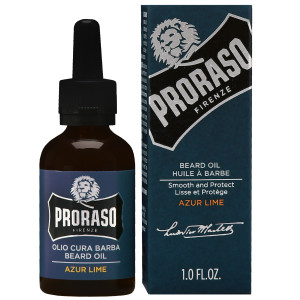 Proraso Azur Lime Beard Oil - cytrusowy olejek do pielęgnacji brody, 30ml