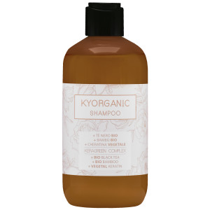 KYO Kyorganic Keragreen Complex Shampoo - roślinny szampon odbudowujący, 250ml