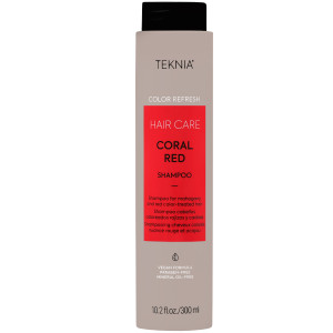 Lakme Teknia Refresh - szampon do włosów farbowanych, 300ml Coral Red | Koralowa Czerwień