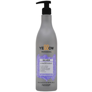 Alfaparf YELLOW Silver - odżywka do włosów blond i siwych, niwelująca żółte refleksy, 500ml