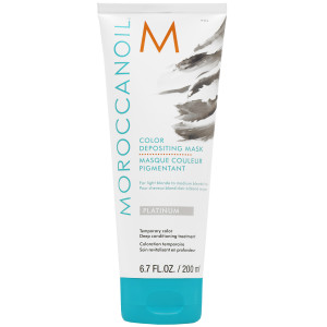 Moroccanoil Color Depositing Mask - arganowa maska koloryzująca do włosów, 200ml Platinum | Platynowy