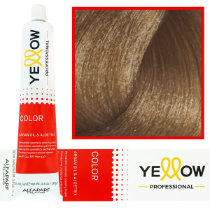 Alfaparf Yellow - trwała farba do włosów z aloesem i kiełkami pszenicy, 100ml 8,00 | Jasny Intensywny Blond