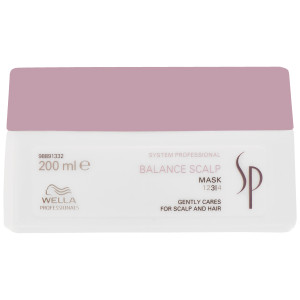 Wella SP Balance Scalp Mask – kojąca maska do wrażliwej skóry głowy i cienkich włosów, 200ml