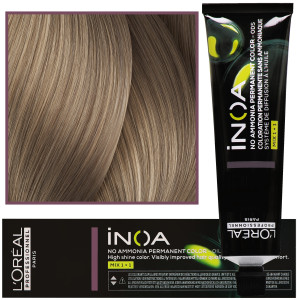 Loreal Professionnel Inoa - farba do włosów bez amoniaku z dodatkową ochroną włosa, 60ml 9.2 Bardzo Jasny Blond Opalizujący