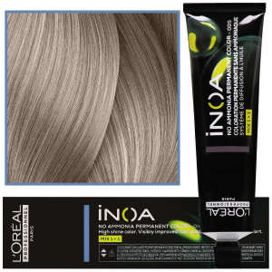 Loreal Professionnel Inoa - farba do włosów bez amoniaku z dodatkową ochroną włosa, 60ml 9.1 Bardzo Jasny Blond Popielaty