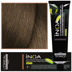 Loreal Professionnel Inoa - farba do włosów bez amoniaku z dodatkową ochroną włosa, 60ml 7.8 Blond Mokka