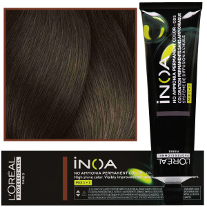 Loreal Professionnel Inoa - farba do włosów bez amoniaku z dodatkową ochroną włosa, 60ml 6.32 Ciemny Blond Złocisto - Opalizujący