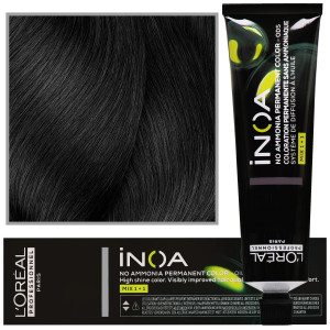 Loreal Professionnel Inoa - farba do włosów bez amoniaku z dodatkową ochroną włosa, 60ml 3 Ciemny Brąz