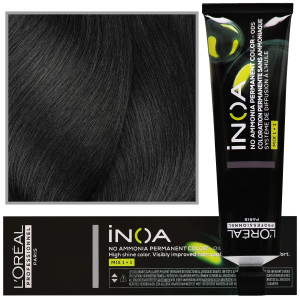 Loreal Professionnel Inoa - farba do włosów bez amoniaku z dodatkową ochroną włosa, 60ml 5.0 Głęboki Jasny Brąz