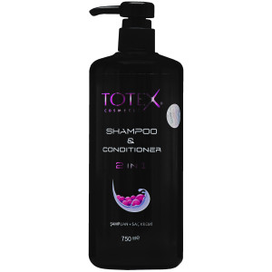 Totex 2in1 All Hair - szampon i odżywka do włosów, 750ml
