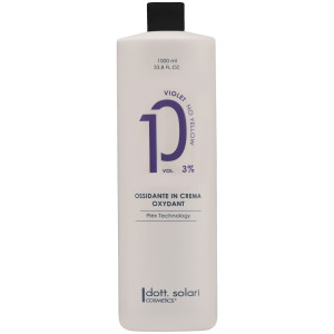 Dott.Solari Oxydant – oksydant do koloryzacji i rozjaśniania włosów, 1000 ml 3% | VOL 10 Anti-Yellow