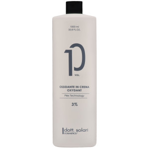 Dott.Solari Oxydant – oksydant do koloryzacji i rozjaśniania włosów, 1000 ml 3% | VOL 10