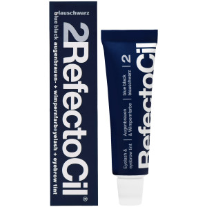 Refectocil henna do brwi i rzęs w żelu 15ml długotrwały efekt podkreślający oprawę oczu 2 Czarno Niebieski