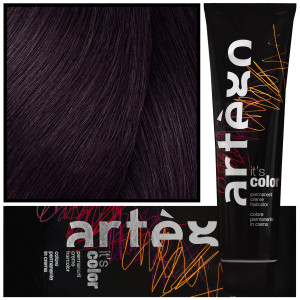 ARTEGO IT'S COLOR - profesjonalna farba w kremie, cała paleta kolorów, 150ml 3.62 - 3RV | Ciemny Czerwono Fioletowy Brąz