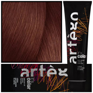 ARTEGO IT'S COLOR - profesjonalna farba w kremie, cała paleta kolorów, 150ml 6.46 - 6KR | Ciemny Miedziano Czerwony Blond