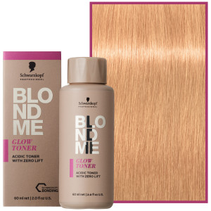 Schwarzkopf BlondMe Glow Toner – profesjonalny toner do włosów blond, 60 ml 9,5-74 | Apricot Blush - Brzoskwiniowy