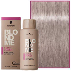 Schwarzkopf BlondMe Glow Toner – profesjonalny toner do włosów blond, 60 ml 9-19 | Ice-Irise - Mroźny Irys