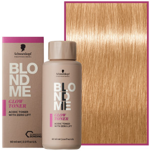 Schwarzkopf BlondMe Glow Toner – profesjonalny toner do włosów blond, 60 ml 9-54 | Soft Gold - Delikatny Złoty