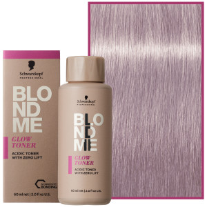 Schwarzkopf BlondMe Glow Toner – profesjonalny toner do włosów blond, 60 ml 9,5-91 | Lavender - Lawendowy