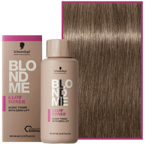 Schwarzkopf BlondMe Glow Toner – profesjonalny toner do włosów blond, 60 ml 7-01 | Glossed Cedar - Cedr