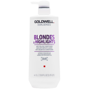 Goldwell Blondes Highlights - odżywka do włosów poddanych zabiegom rozjaśniania, 1000ml