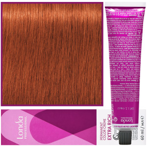 Londa Color - profesjonalna farba do włosów Vitaflection Microspheres, 60ml 7/4 Miedziany średni blond