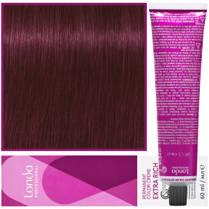 Londa Color - profesjonalna farba do włosów Vitaflection Microspheres, 60ml 5/65 Czerwono-fioletowy jasny brąz