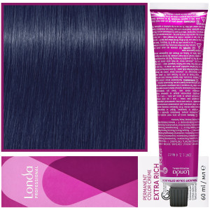Londa Color - profesjonalna farba do włosów Vitaflection Microspheres, 60ml 2/8 Czarno Niebieski