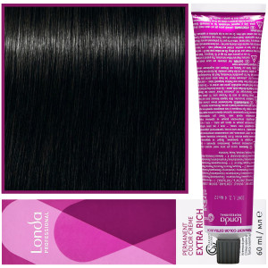 Londa Color - profesjonalna farba do włosów Vitaflection Microspheres, 60ml 2/0 Czarny