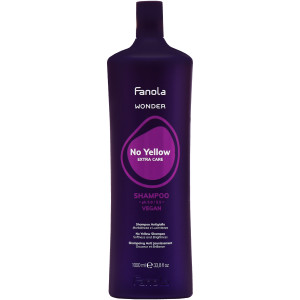 Fanola Wonder No Yellow Shampoo - szampon do włosów blond, 1000ml