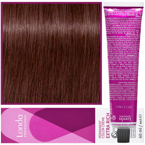 Londa Color - profesjonalna farba do włosów Vitaflection Microspheres, 60ml 4/75 Średni Brąz Brązowo Czerwony