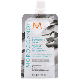 Moroccanoil Color Depositing Mask – maska koloryzująca do włosów, 30 ml Platinum | Platynowy