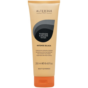 Alter Ego Passion Color - maska koloryzująca do włosów, różne kolory, 250ml Intense Black | Czarny